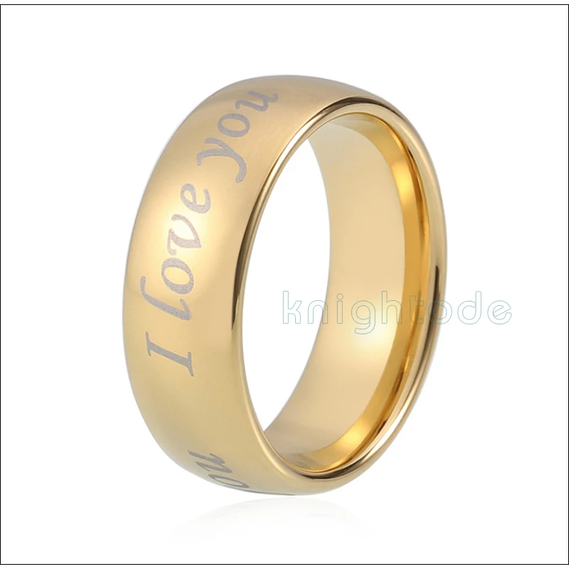 Парные кольца для влюбленных, карбидные кольца, обручальные, удобные, подходят, лазерные кольца с гравировкой
