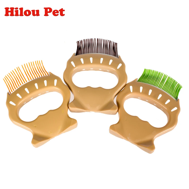 Dog Combs Shell Shape Pet Dog Grooming Multifunction Practical
