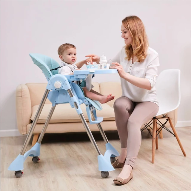 with pulley feeding high chair Dining Chair Children Dining Chair