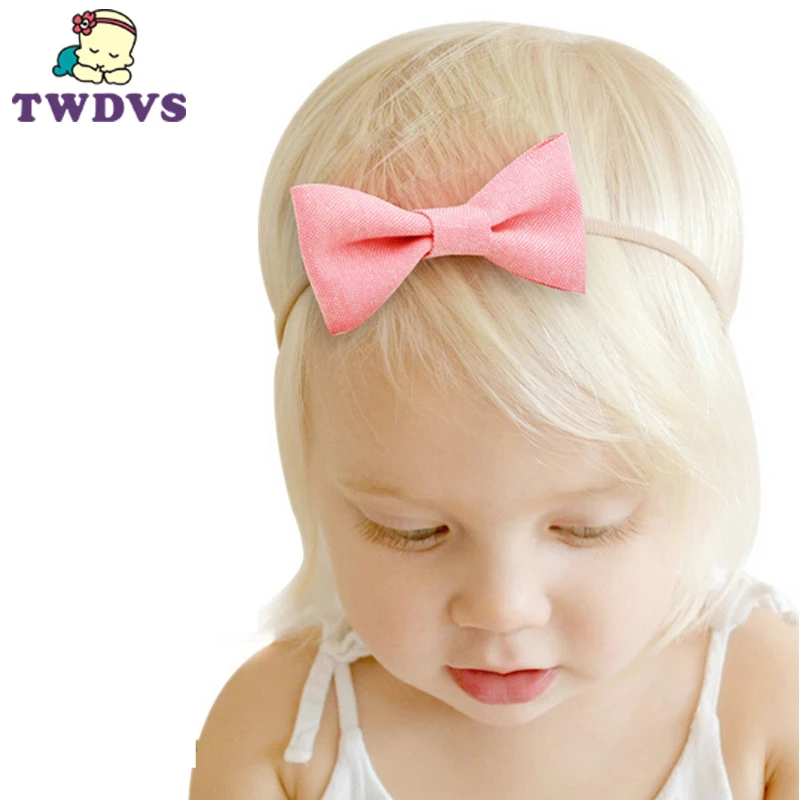 

4pc/set Children Hair Bands Baby Headband Skinny Soft Headpiece Turban Headwear Satin Chiffon Girls Hair Accessories hc094