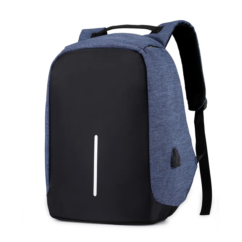 A2 blue Новинка, мужской рюкзак, сумка для компьютера, для Apple Dell, Xiaomi, сумка для ноутбука, водонепроницаемый, ударопрочный, lenovo, usb, зарядка, рюкзак, черный - Цвет: A2 blue