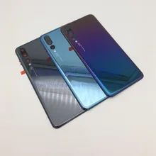 Для huawei p20 P20 Pro Задняя крышка батареи корпус стекло P20 lite заднее стекло батарея Дверь с объективом камеры Запчасти