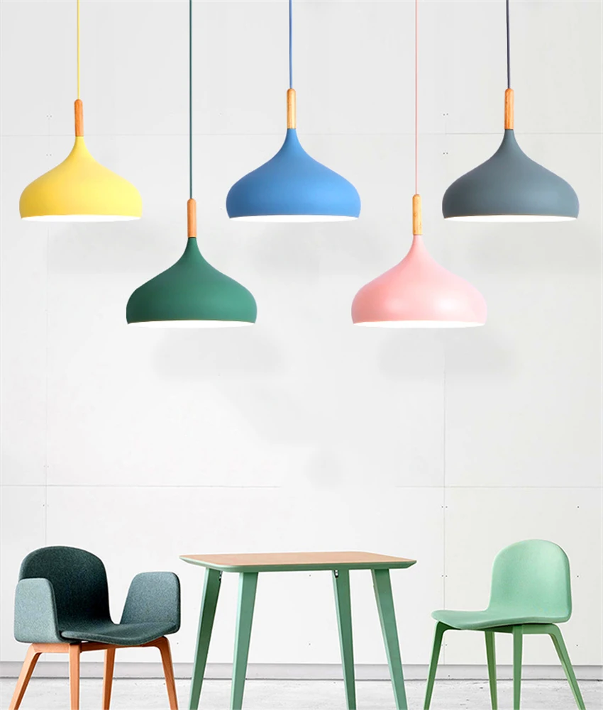 

Nordic LED Loft Pendant Light Lighting Kitchen Fixtures Modern LED Pendant Lamps Bedroom Living Room Hanging Lamps Luminaire