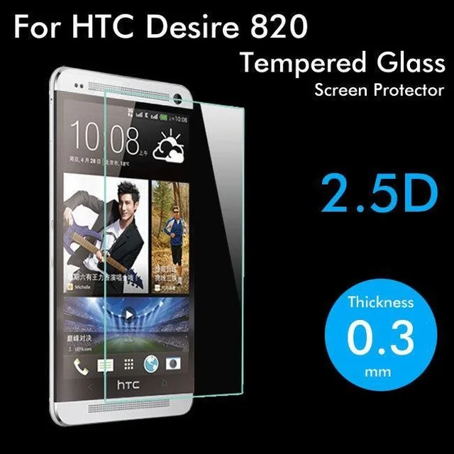 2.5D Закаленное стекло для HTC Desire 820 Высококачественная защитная пленка