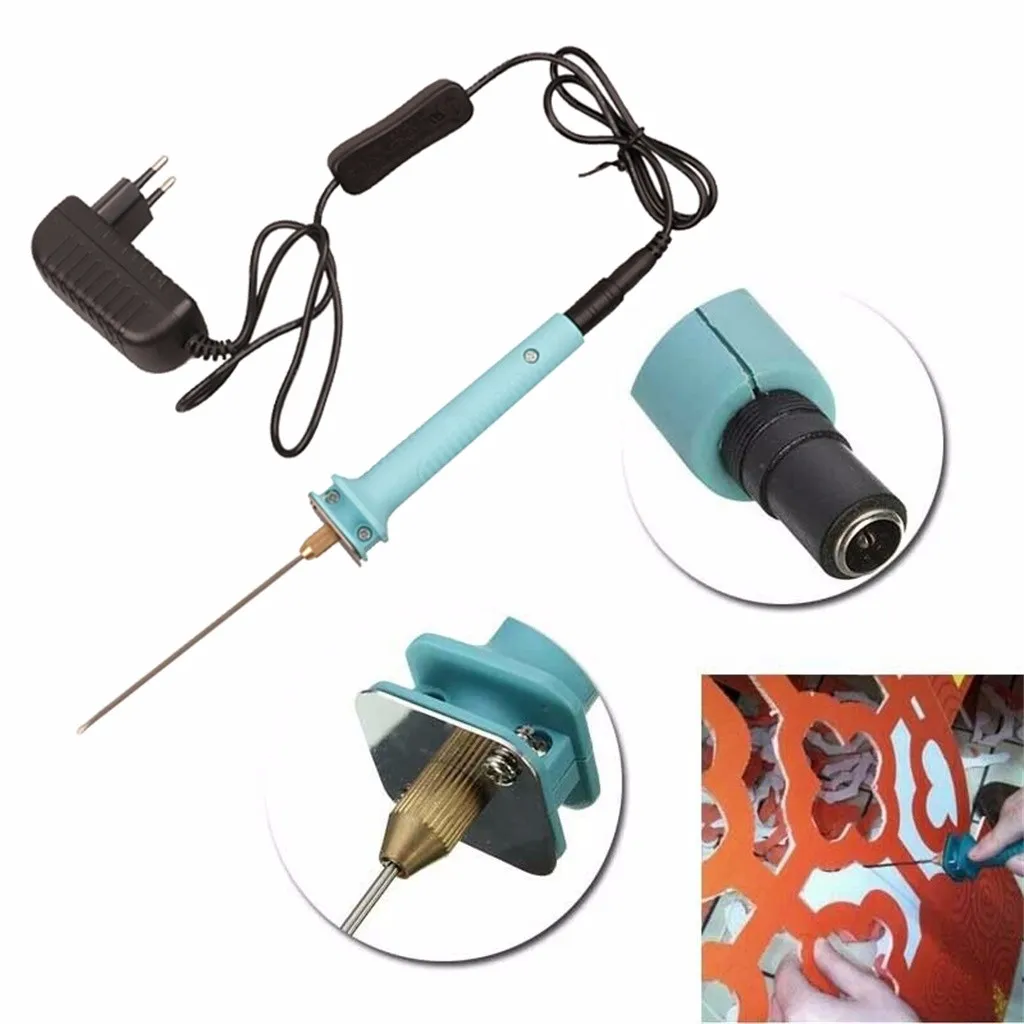 

Pen Cutters Electric Styrofoam Cutter Hot Wire Styro Foam Cutting Kit 10cm Foam Cut Pen Electronic Voltage Transformer Adapt