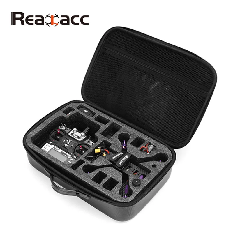 

Hot New Realacc PVC Handbag Backpack Bag Case Box Case with Sponge for Eachine Wizard X220S FPV RC Racing Drone Spare Parts Accs