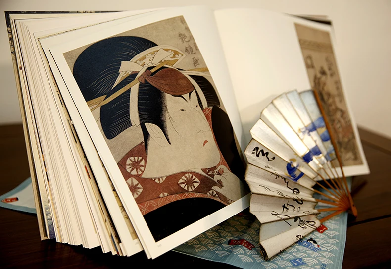 Большой вид на Ukiyo-e японская художественная книга китайская версия твердый переплет HD классический Ukiyoe Pantings коллекция