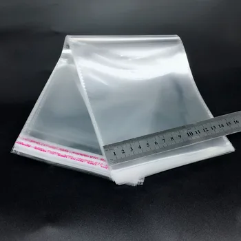 

1 Pack (50 Pieces) 14x45 cm 5.5 x 18 inch OPP Self Adhesive Clear Platic Bag