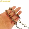 1m Retro Antique Bronze Decorate Chain For Necklace Bracelet Jewelry Accessory Alloy Vintage Chain Findings ► Photo 2/6