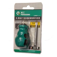 1 Набор, автомобильная отвертка с коротким хвостовиком, Нож двойного назначения, мини Магнитная отвертка, крестовая огранка P20