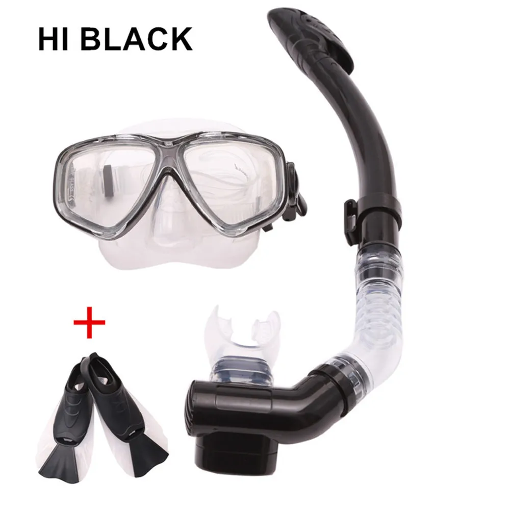 

Swimming Water Sports Diving Equipment Scuba Diving Mask + Snorkel + Fins Three Piece Diving Flippers underwater sports