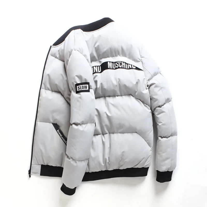 

Men's winter jacket, men's collar jacket, youth handsome jacket, 2018 new cotton padded jacket Parkas