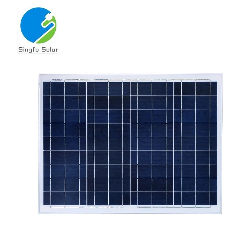 

2 Pcs /Lot Solar Panel 12v 50w Polycrystalline A Grade Cell Solar Battery Charger Solar Home Light Street Lamp Car Caravan Camp
