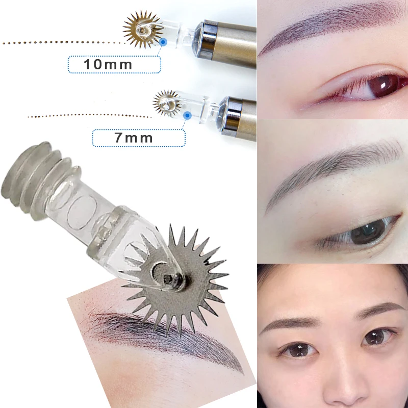 

Mezoroller Easy Coloring Roller Pin Microblading Needles for Embroidery pen permanent makeup fog Shading needles New Arriving