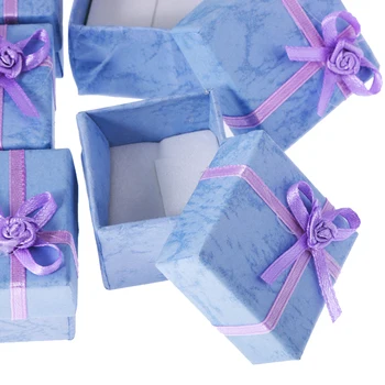 

24pc Earing Ring Gift Box +12pc Bracelet Watch Necklace Present Case for packing gifts -Purple