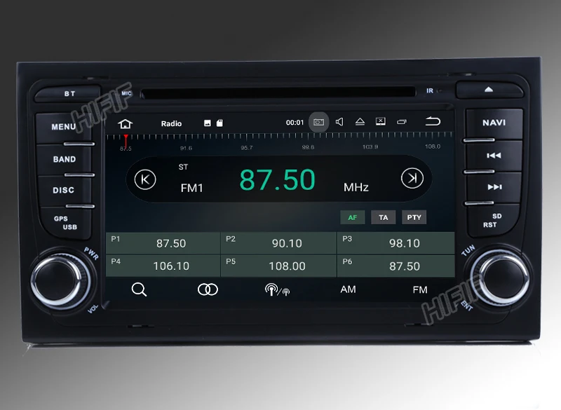 Sale Free Camera 1024*600 Quad Core Android 7.1.1 Car DVD Player for Audi A4 2002-2007 S4 RS4 8E 8F B9 B7 RNS-E (DTV DAB+ Optional) 4