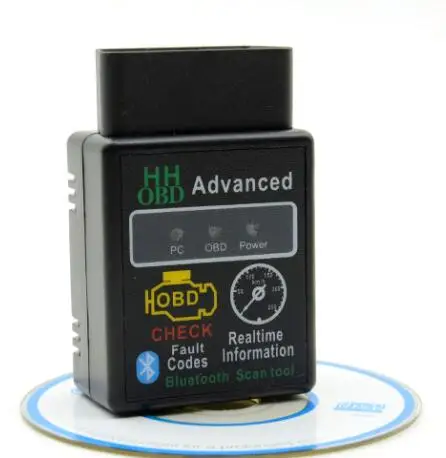 Супер Мини V2.1 ELM327 Bluetooth OBD2 автоматический считыватель кодов MINI327 автомобильный диагностический ELM 327 мини поддержка OBDII протоколы для Android - Цвет: HHOBD2 ELM327