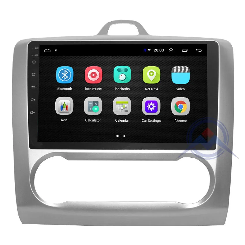 Discount ZOHANAVI 2.5D Screen Android Car radio multimedia player For Ford Focus 2004 2006 2007 2008 2009 2011 DVD GPS Navigation 3