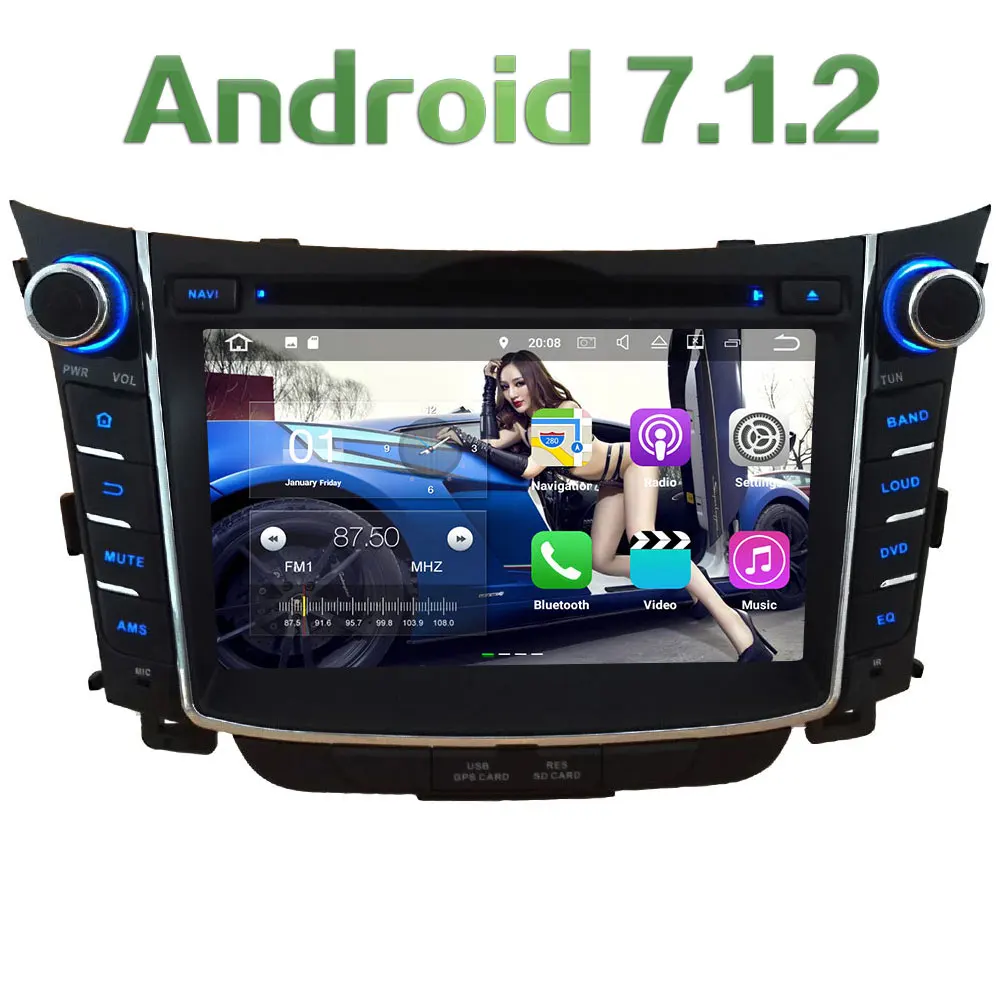 7 2GB RAM Quad Core Android 7 1 2 4G WiFi SWC BT Multi Car DVD