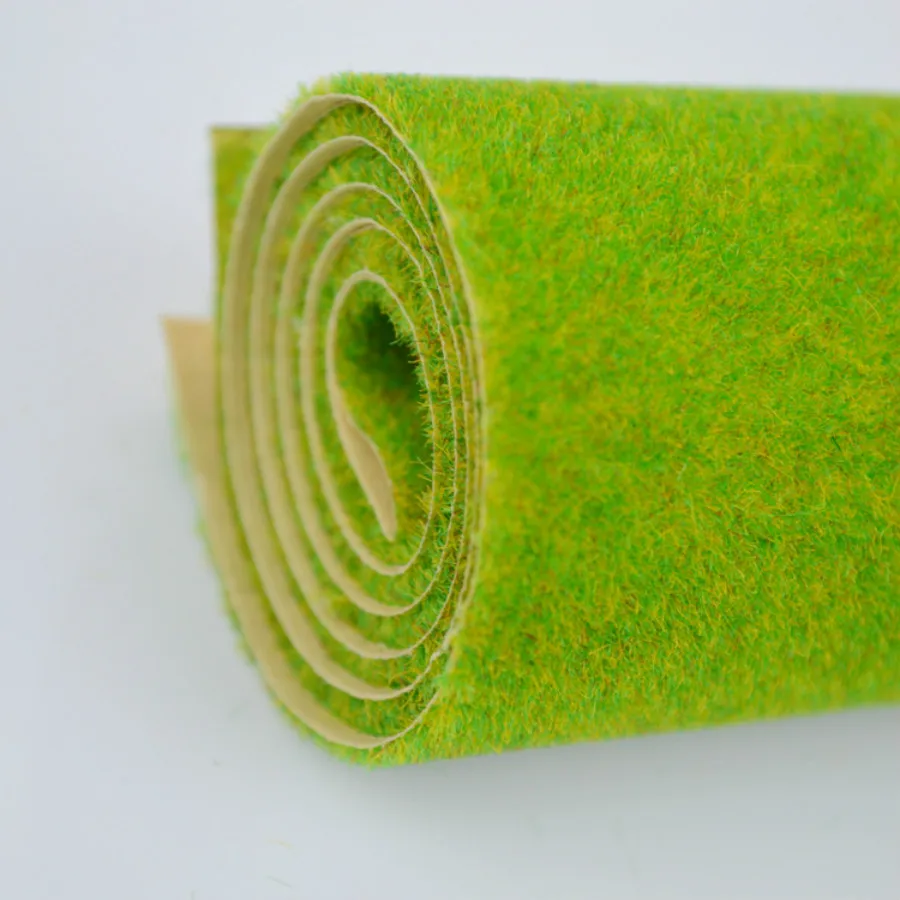 25*25 см пейзаж желтая зеленая трава коврик для модели поезд строительные бумаги расположение пейзажей газон Хо поезд макет