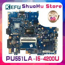 KEFU For ASUS PU551LA PU551L PRO551L I5 CPU laptop motherboard tested 100% work original mainboard