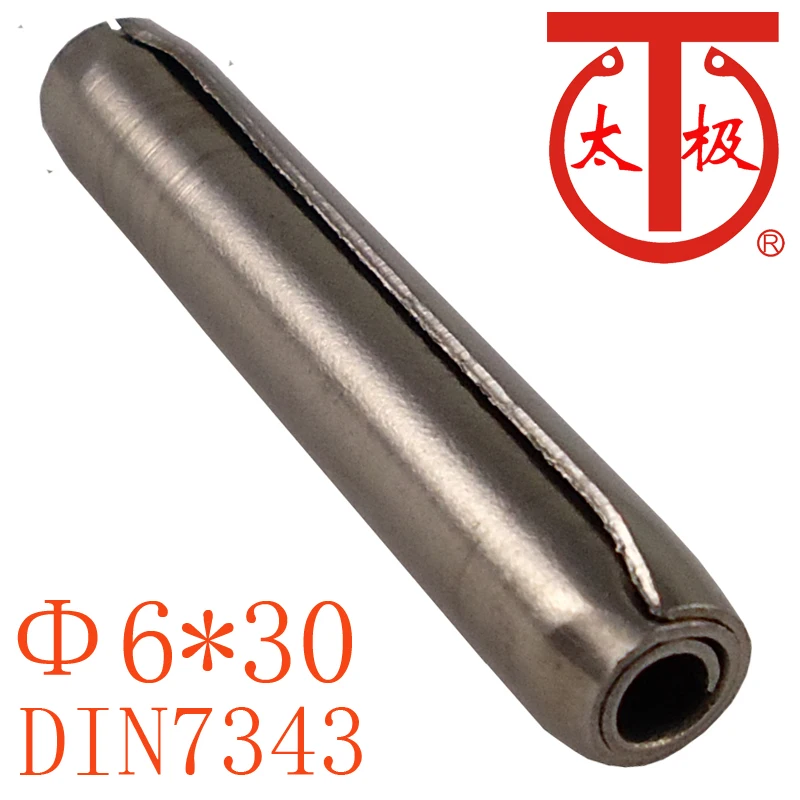 (6*30) DIN7343 / ISO8750 Spiral spring pin ( Coiled ) 100 pieces/lot | Обустройство дома