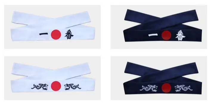 Акция-суши-бар в японском стиле шеф-повара/повязки на голову повара, белые суши/Сашими повара повязка на голову китайский дракон "длинный"