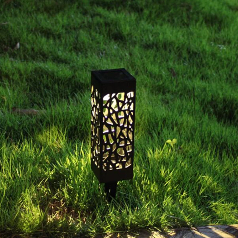 Led Solar Light BulbOutdoor Solar Light Waterproof Hollow LightSolar Lamp Outdoor Solar Led Garden Decking Yard Lawn Sun light (9)