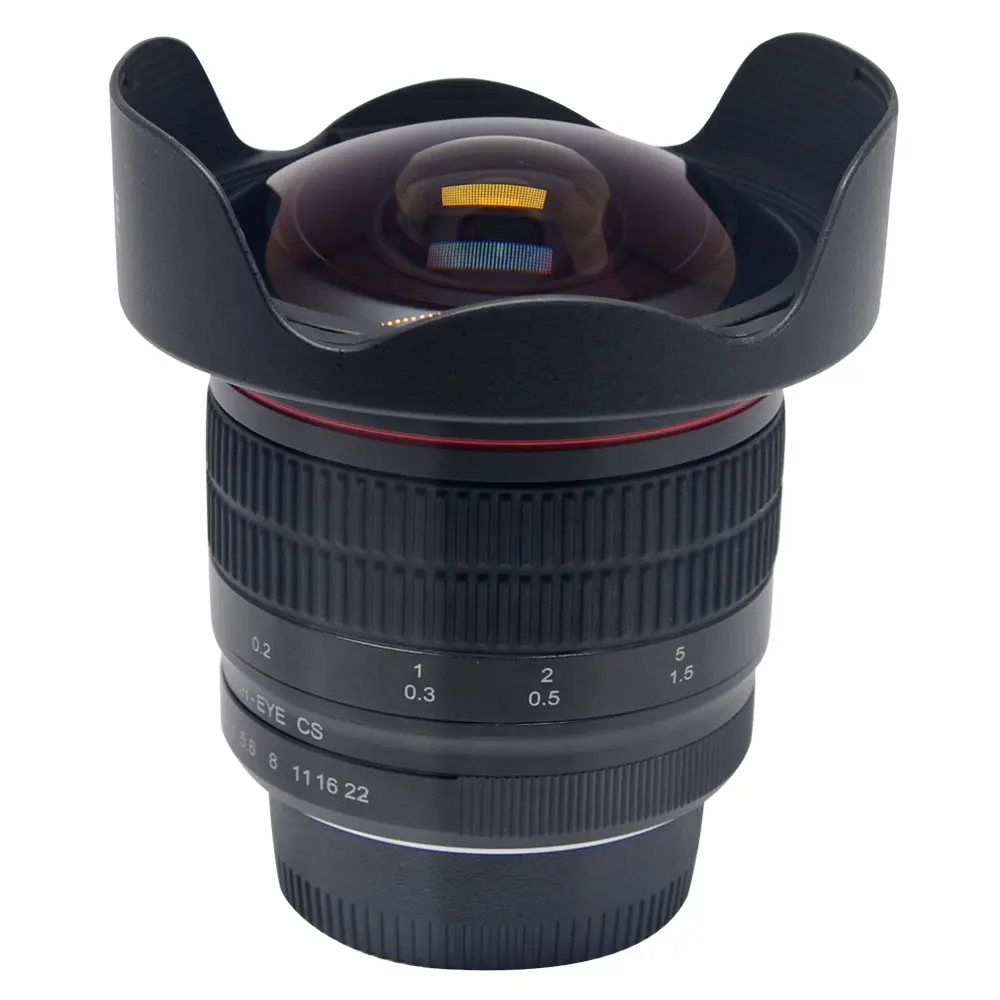 Mcoplus Meike 8mm f/3.5 Wide Angle Fisheye Camera Lens with APS C/Full