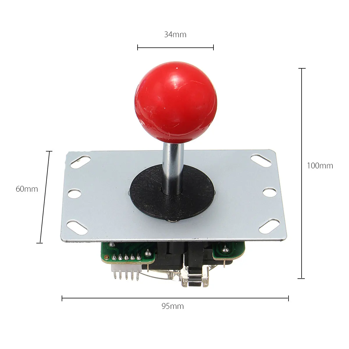 2 игрока DIY аркадный джойстик с 20 светодиодный кнопками+ 2 джойстика+ 2 USB энкодера комплект+ кабели джойстик аркадный набор