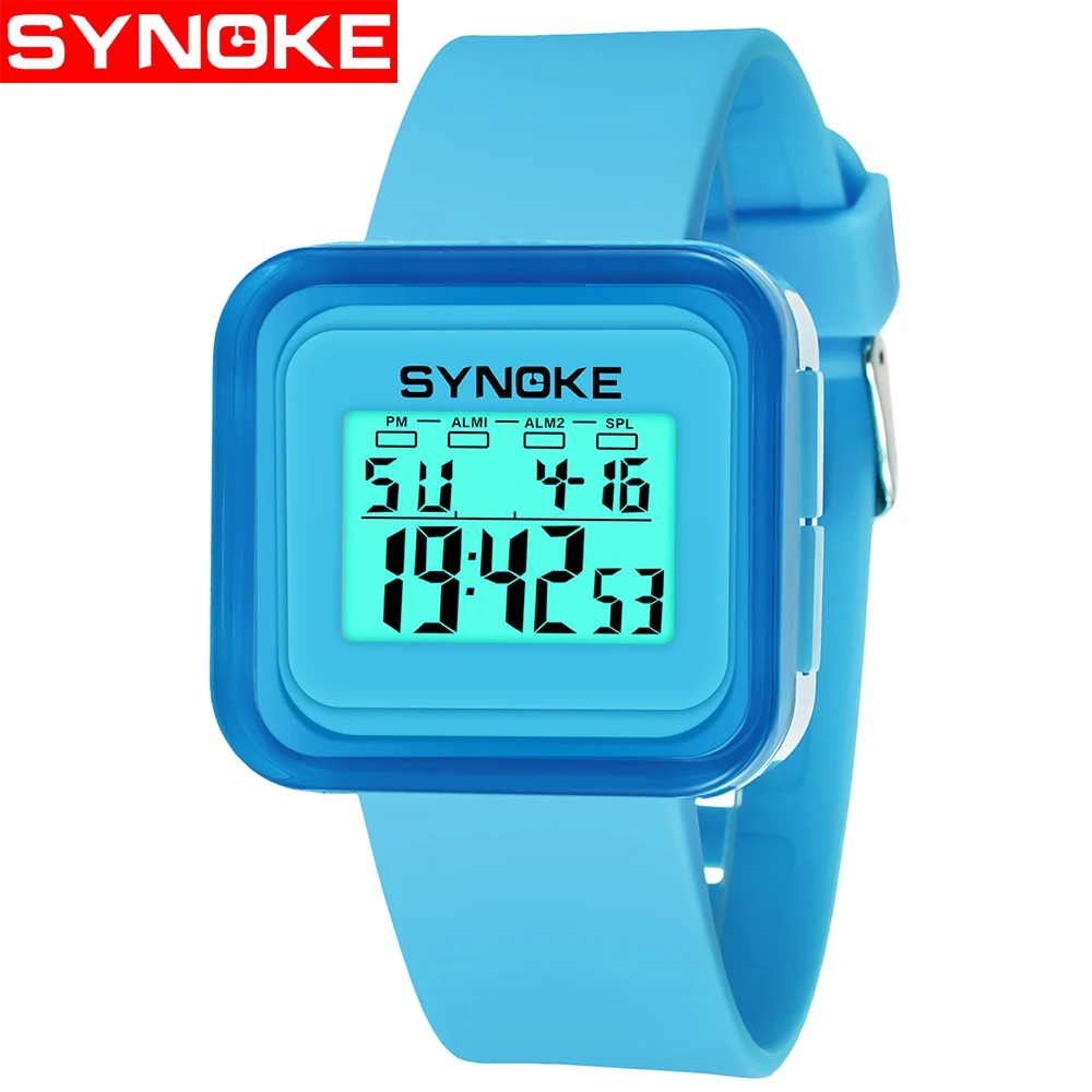 

SYNOKE Children Wastches Electronic Kids Watch Waterproof Sport Digital Wrist Watch Running Led Reloj Led Ninos Montre Enfants