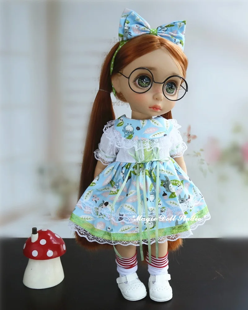[DY177] 2019 Бесплатная доставка 16 &quotDisyne кукольные наряды # Totoro комплект с платьем