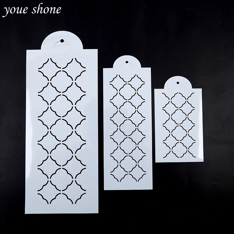 2017 Design Stencil cake edge or Cookie Fondant Molds Cakes Stencil