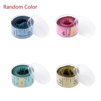 

1.5M Soft Flexible Measuring Tape Body Measuring Ruler Sewing Tailor Tape Measures Random Color