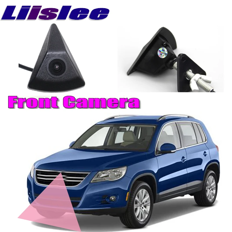 

LiisLee Car Front Camera For Volkswagen VW Tiguan 2007-2017 LOGO CAM Front Grille CAM DIY Manually Control Channel Front Camera