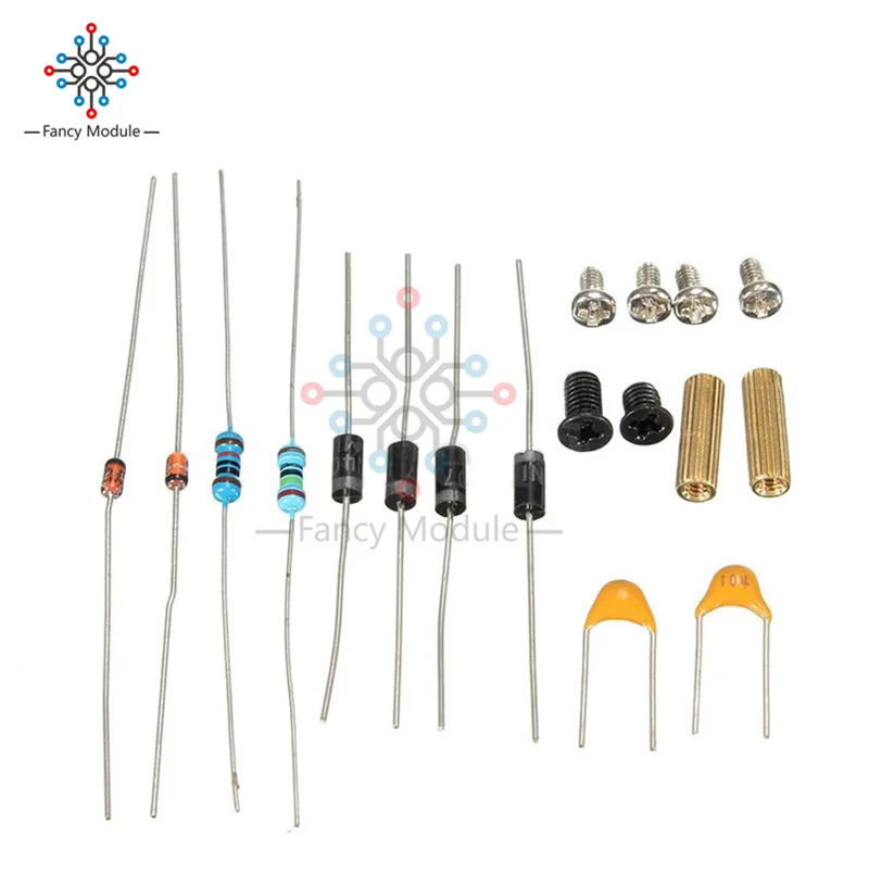 DIY Kit Electric LM317 регулируемый регулятор напряжения модуль понижающего питания с