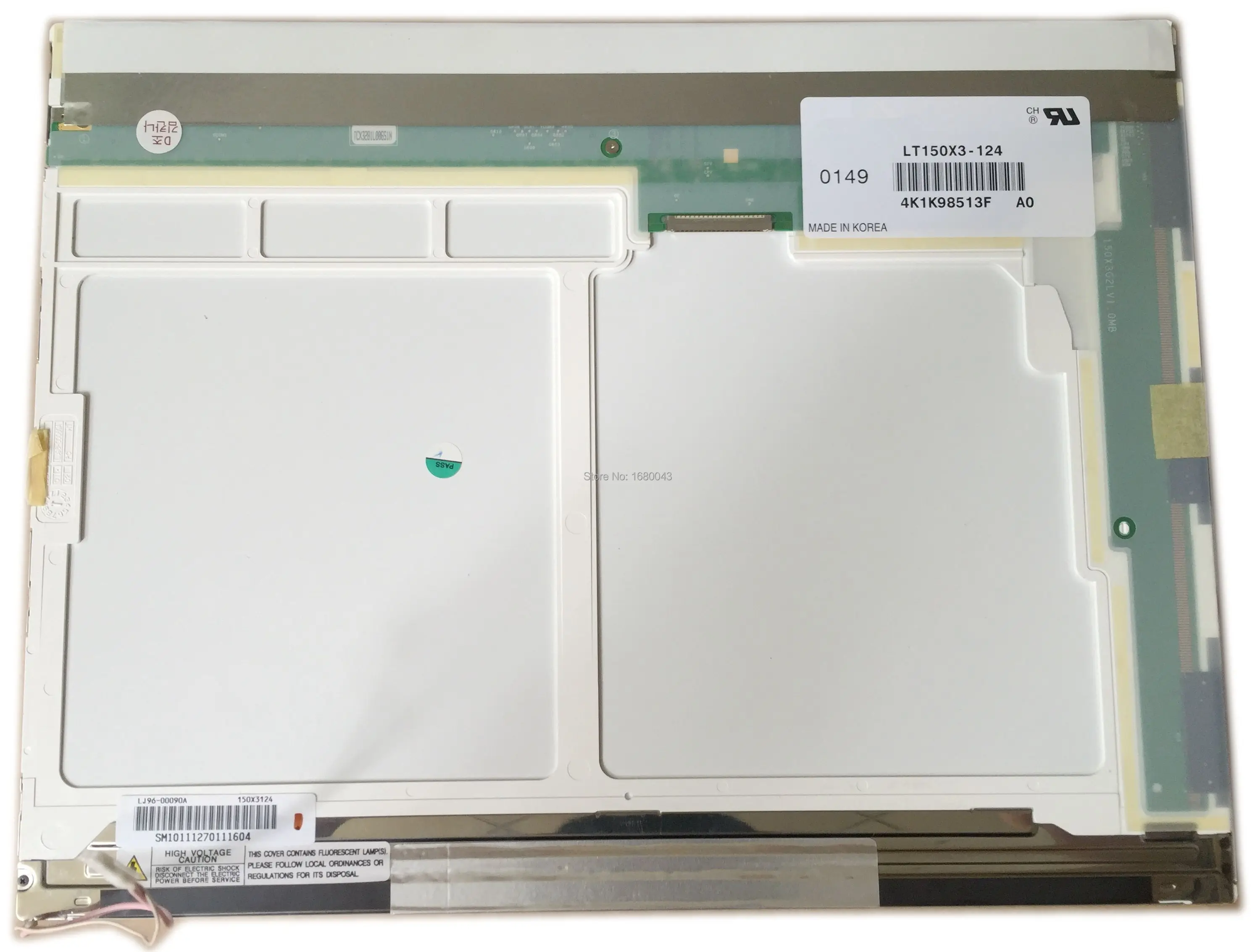 LT150X3 124 20 PIN 15 0 дюймовый ноутбук ЖК экран панель &quotXGA|ЖК-экран для ноутбуков| |