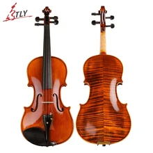 TONGLING Brand High-grade Natural Stripes Maple Full Hand-made Alcohol Paint Violin Violino 4/4 3/4 with Case Shoulder Rest Bow цена TONGLING Brand High-grade Natural Stripes Maple Full Hand-made Alcohol Paint Violin Violino 4/4 3/4 with Case Shoulder Rest Bow цены онлайн
