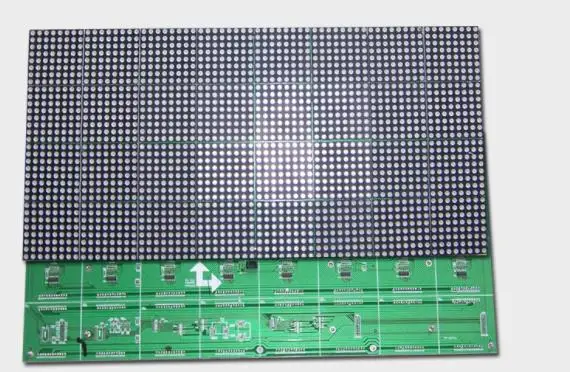 F3.75 indoor red dot matrix led display sign modules 64*16dots 304MM*76MM | Электроника
