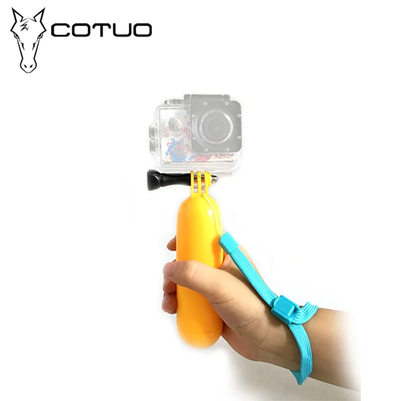 COTUO поплавок ручной монопод для Gopro аксессуары HERO 4 3 2 1 SJCAM SJ4000 Xiaoyi Экшн-камера Soprts