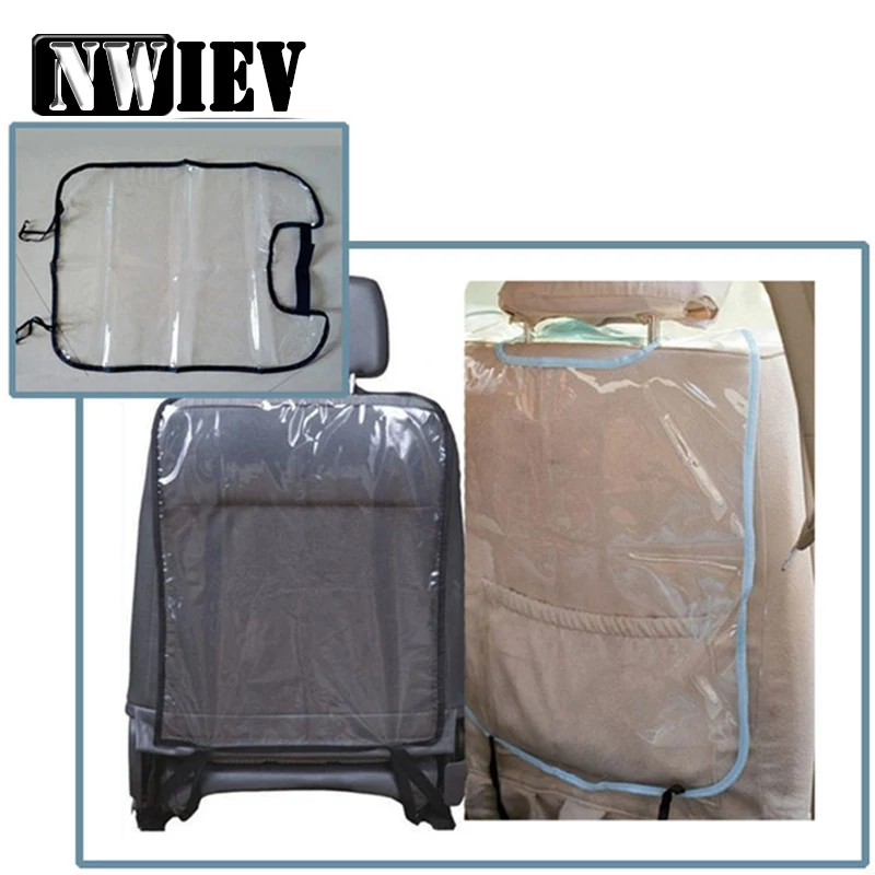 

NWIEV Car Anti Child Kick Pad Backseat Protector Cover Mat Anti Stepped Dirty For Citroen c4 Volkswagen VW Polo 4 5 7 6 Kia Rio