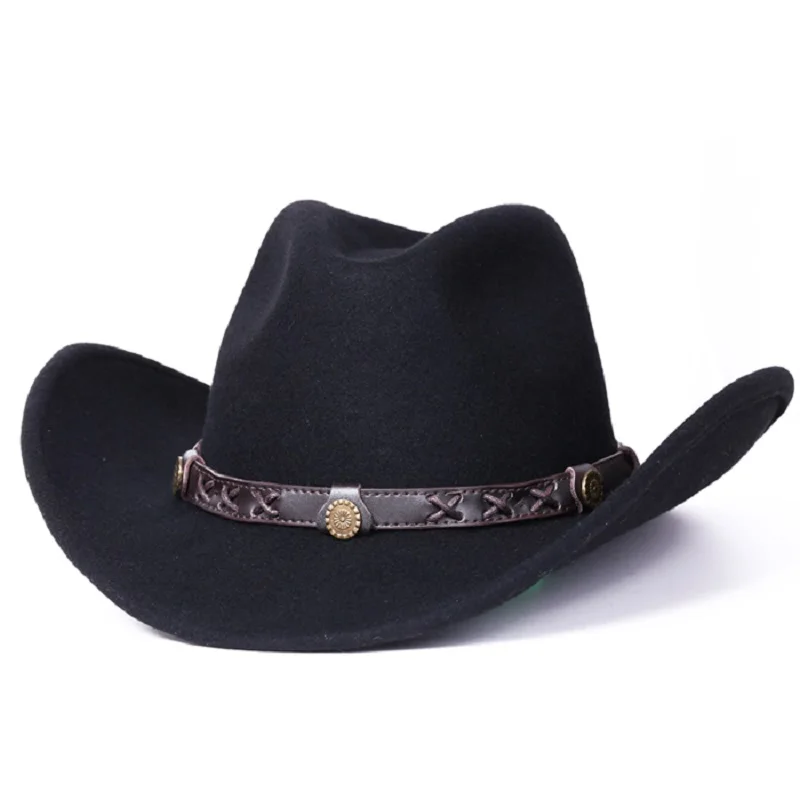 YLY Womens Fashion Decoration Equestrian Hat Comfort Dakota Crushable Wool Felt Western Cowboy Casual Hat YLY Womens Fashion Decoration Equestrian Hat Comfort Dakota Crushable Wool Felt Western Cowboy Casual Hat