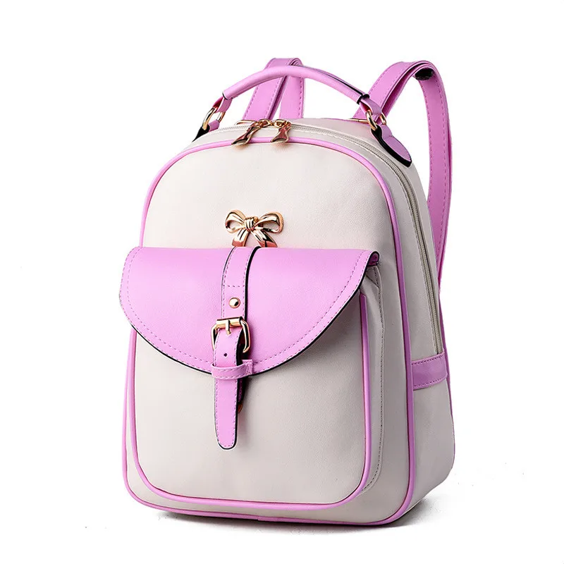 Women Backpack Leather Backpacks Softback Bags Brand Name Bag Preppy Style Bag Casual Backpacks Teenagers Backpack