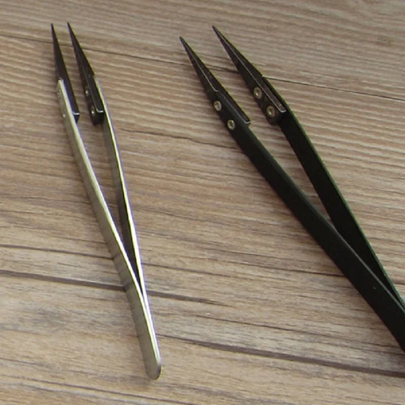 

Stainless + Ceramic Tweezers Ecig Tool for RTA tank Diy cotton/vape accessory