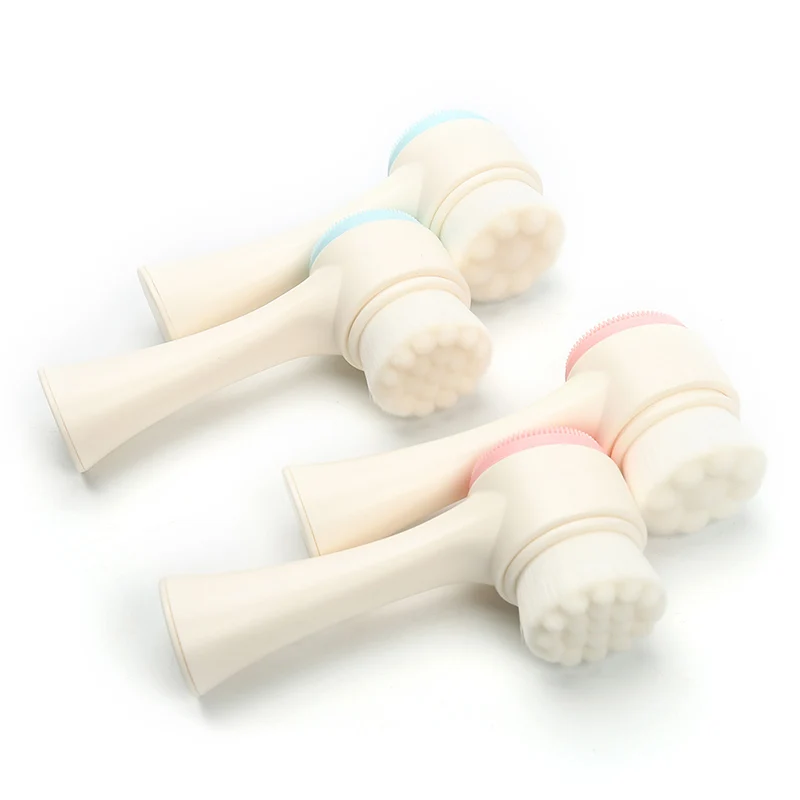 Super Face Wash Brushes Machine Soft Double Sided Silicone Facial Brush