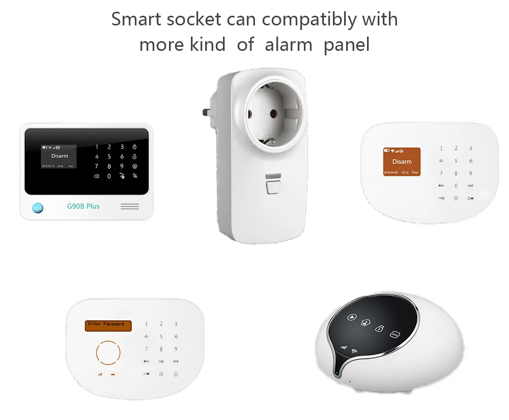 

Remote Control Smart Wireless Socket Adapter Switch Plug Outlet forG90BPLUS
