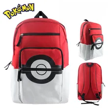 Hot Sale Pokemon Poke Ball 3D Backpacks Canvas Cartoon Shoulder Bags for Teenage Girls Boys Laptop Rucksack Schoolbags Best Gift