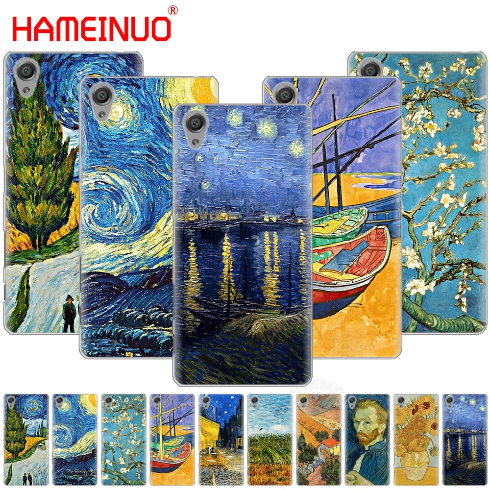 Чехол для телефона HAMEINUO Van Gogh starry night sony xperia z2 z3 z4 z5 mini plus aqua M4 M5 E4 E5 C4 C5 | Мобильные