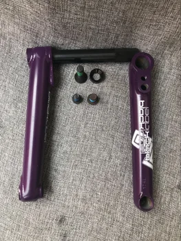 

Black Label BMX crank heat treated 2-pcs made in Taiwan