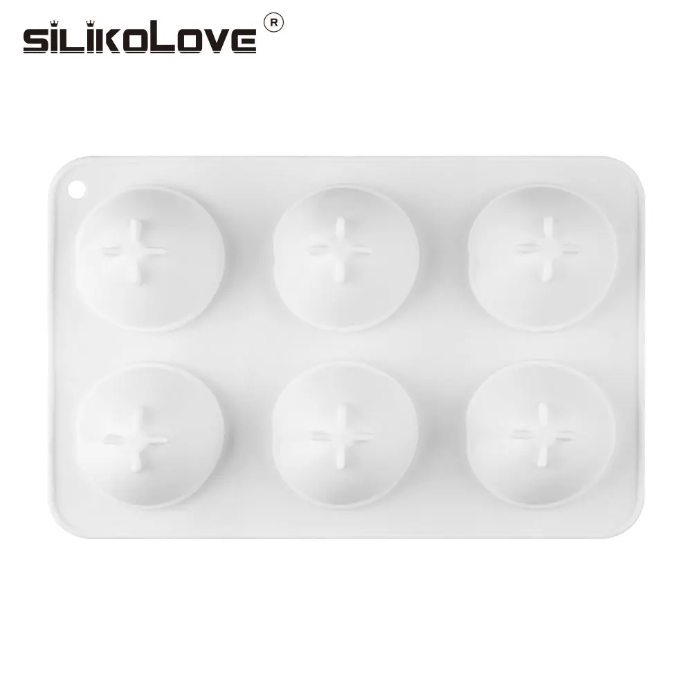 SILIKOLOVE, 6 отверстий, 3D, форма для персикового торта, силиконовые формы для выпечки, украшения торта, десерт, фруктовый мусс, плесень, инструменты для выпечки, сделай сам